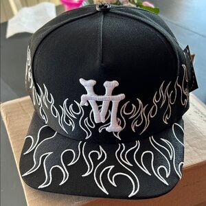 Kill The Hype LA Black White Flame SnapBack KTH